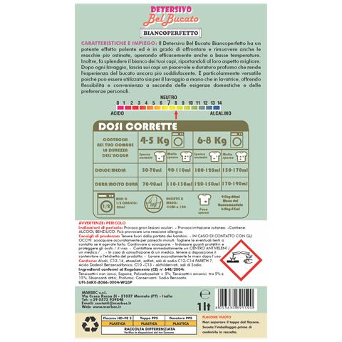 Detersivo Belbucato Biancoperfetto 1ltx6pz - Foto 2