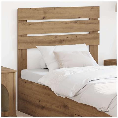 Testiera Rovere artigianale 75 cm Legno multistrato - Foto 2