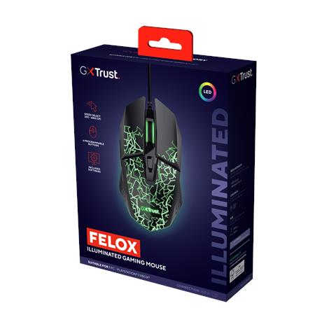 GXT 113 Felox mouse Gaming Mano destra USB tipo A Ottico 6400 DPI - Foto 7