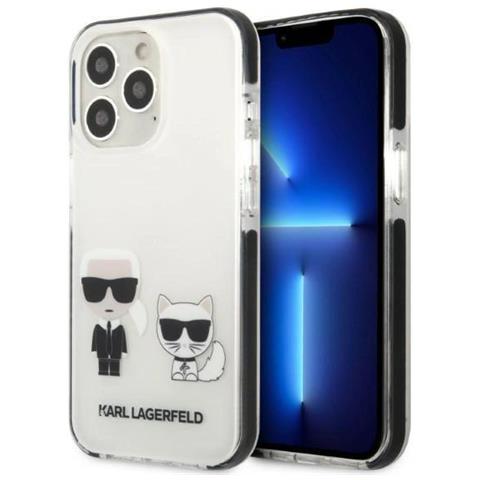 Karl Lagerfeld Klhcp13ltpekcw Iphone 13 Pro / 13 6,1 Custodia Bianca /bianca Karl&choupette - Foto 1