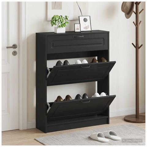 Mobile per scarpe UTRECHT 78 x 24 x 100 cm Legno ingegnerizzato - Foto 2