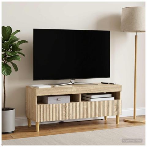 Mobile TV LED Rovere Sonoma Legno ingegnerizzato - Foto 2