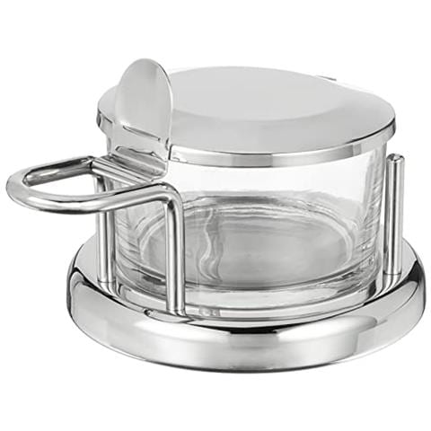 62970 - Piatto per parmigiano con cucchiaio e base in acciaio inox - Foto 2