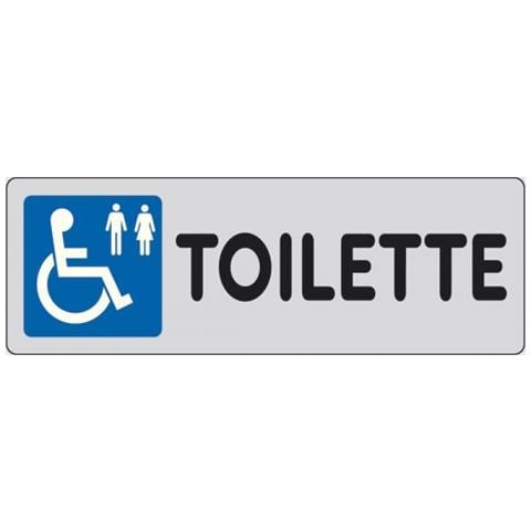 Cartelli segnaletici adesivi Pubblicentro - toilette disabili - 15909690ADB0150X0050 - Foto 2