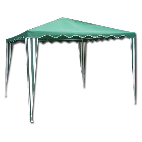 Gazebo in Acciaio con Top di copertura Verde 3 x 3 metri - Foto 1