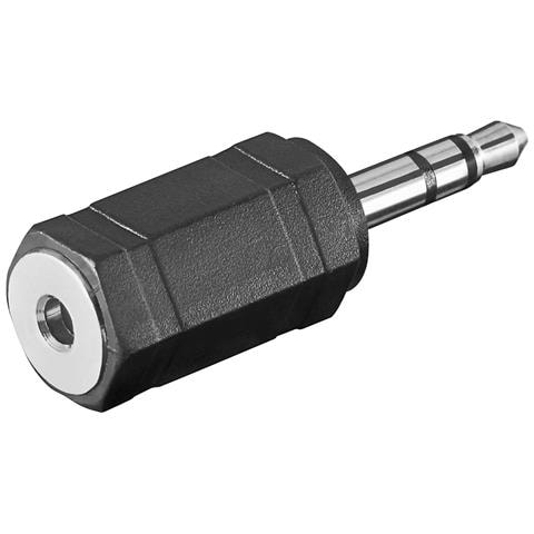 11898 adattatore per inversione del genere dei cavi 3.5 mm 2.5 mm Nero - Foto 1