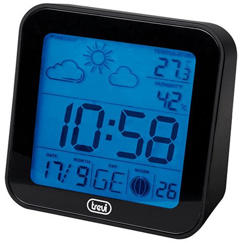 Stazione Meteo Me 3105 Con Orologio Nero - Foto 2