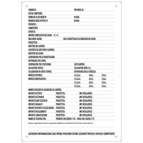 Cart. "concess. Edili 1" 80x60po - Foto 1