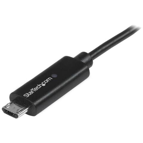 Cavo USB a Micro-USB con indicatore di ricarica a LED M / M da 1m - Foto 3