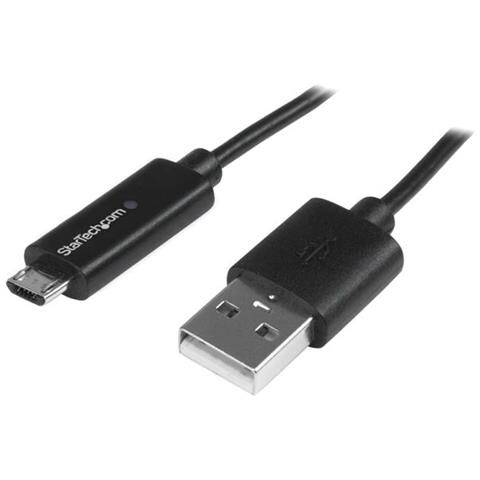 Cavo USB a Micro-USB con indicatore di ricarica a LED M / M da 1m - Foto 1