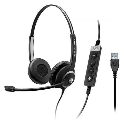 Cuffie SC 260 Connessione USB Nera 2.9 m - Foto 1