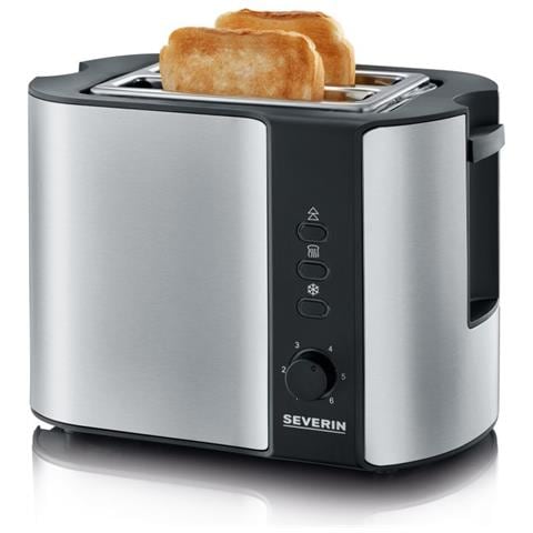 Tostapane AT2589 a 2 Fette Potenza 800 W Colore Nero / Acciaio Inox - Foto 1