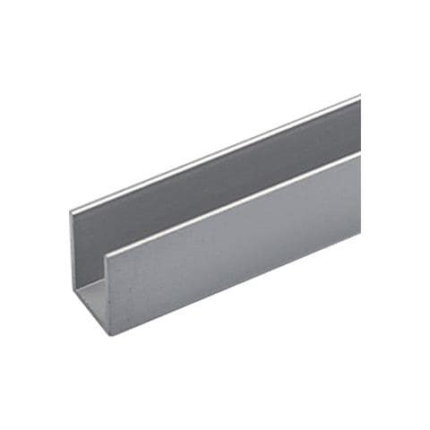 Profilo Per Rivestimento Tipo 'u' - Mm 10x15x1 - Mt 2 Col. argento - Foto 1