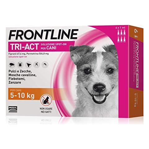 Tri-act Spot-on : 6 Pipette Per Taglia Piccola (5-10 Kg) - Foto 1