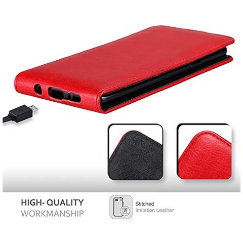 Custodia Compatibile Con Samsung Galaxy S9 Plus In Rosso Mela - Coperchio Protettivo In Design Flip Con Chiusura Magnetica - Foto 2