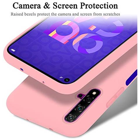 Custodia Compatibile Con Huawei Nova 5t / Honor 20 / Honor 20s In Liquid Rosa - Coperchio Protettivo In Silicone Tpu Flessibile - Foto 2