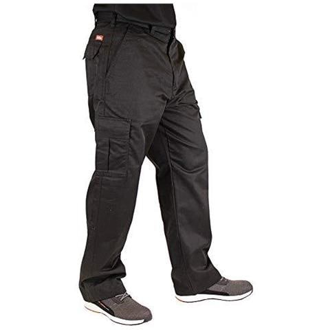 Mens Cargo Pantaloni Nero 30w 29l (short)  - Foto 1