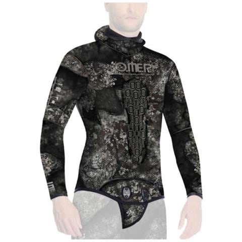 Giacca In Neoprene OMER Pietra Holo 3mm - Mimetica Subacquea Per Acque Temperate - Foto 4