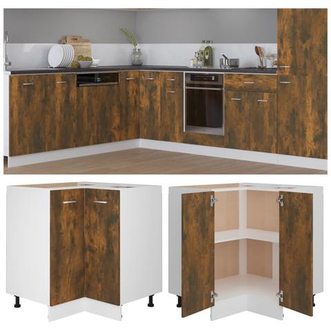 Armadietto Cucina “Lyon” Rovere Fumo 75,5x75,5x81,5 cm - Foto 2
