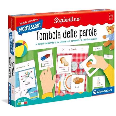Sapientino Montessori Tombola Delle Parole Gioco Da Tavolo - Foto 1