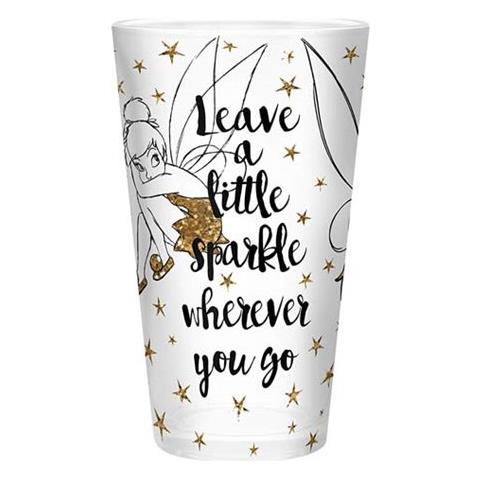 Disney - Peter Pan - Glass Xxl - 500 Ml - Tinkerbell - Oro /glitter - Trilly - Foto 1