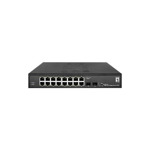 Switch di Rete Gestito L2 Gigabit Ethernet (10/100/1000) RJ-45 16 Porte 36Gbit /s Montaggio rack - Foto 1