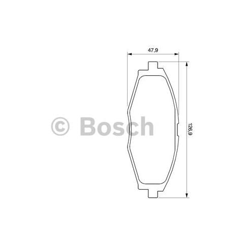 Kit Pastiglie Freno 986424512 - Foto 1