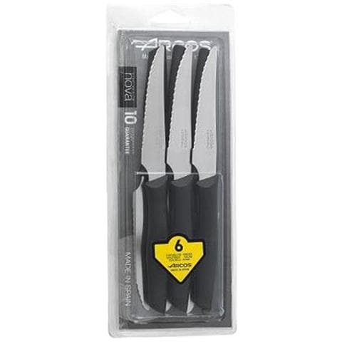 Set Di Coltelli Nova Cutlery - 6 Coltelli Riferimento 188100. Coltelli A Lama Seghettata, Sottili E Resistenti. Utilizzato Per Tagliare Senza Fatica Bistecche E Carne Leggermente Grigliata. - Foto 1
