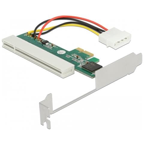 Scheda Riser PCI Express x1 a 1 x PCI 32 Bit 5 V, 2 x Slot PCI Broadcom - Foto 1