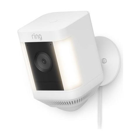 Ring Spotlight Cam Plus Plug Scatola Telecamera Di Sicurezza Ip Esterno 1920 X 1080 Pixel Soffitto /muro - Foto 1