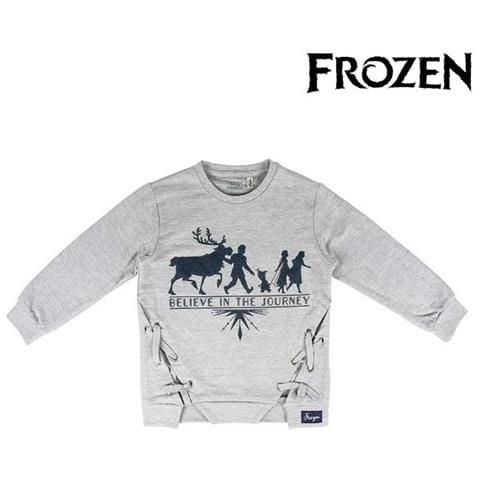 Felpa Senza Cappuccio Da Bambina 74244 Grigio 4 Anni - Foto 1