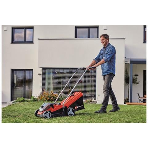 GE-CM 36/33 Li (2x2,5Ah) tagliaerba Tagliaerba a spinta Batteria Nero, Rosso - Foto 2