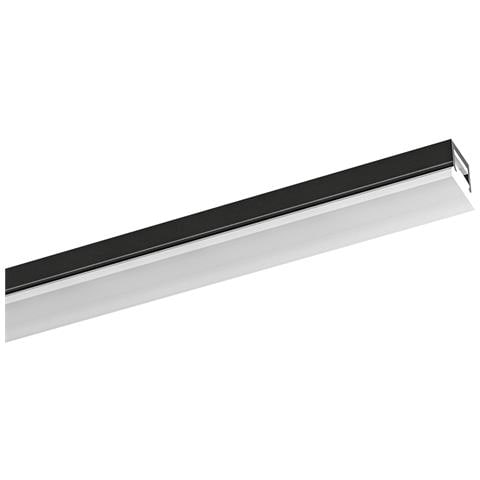 Illuminazione A Binario Contemporaneo Stick Alluminio Nero Led 12w 3000k Ip20 - Foto 1