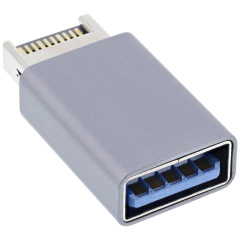 Adattatore USB 3.2, connettore USB-E del pannello frontale a presa USB-A - Foto 1