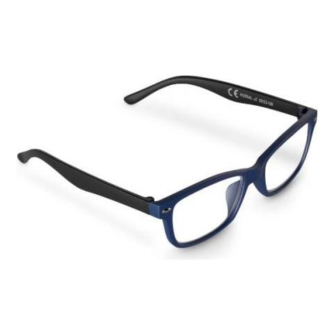 00096239 Occhiali Di Moda Unisex Rettangolo Montatura Piena Blu - Foto 2