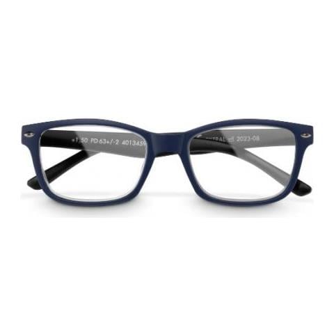 00096239 Occhiali Di Moda Unisex Rettangolo Montatura Piena Blu - Foto 1