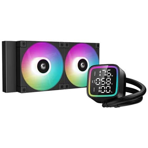 Dissipatore CPU a Liquido LD240 Tutto in Uno LGA 1150 (Socket H3) LGA 1151 (Socket H4) LGA 1155 (Socket H2) LGA 1200 (Socket H5) LGA 1700 Socket AM4 e AM5 - Foto 1