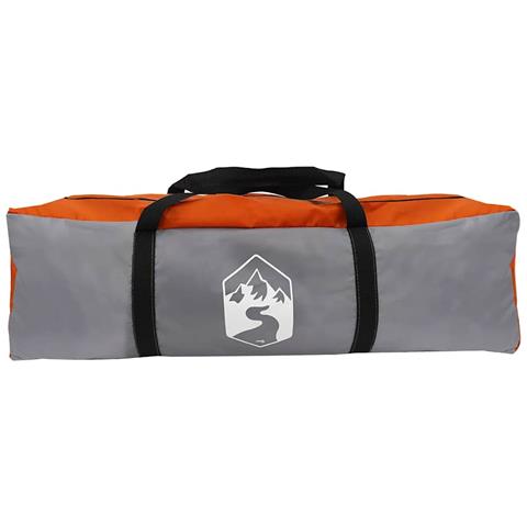 Tenda Da Campeggio Telaio A Per 2 Persone Grigia Impermeabile - Foto 2