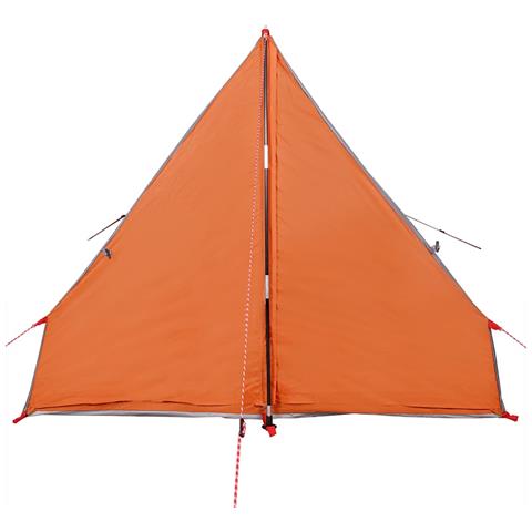 Tenda Da Campeggio Telaio A Per 2 Persone Grigia Impermeabile - Foto 10