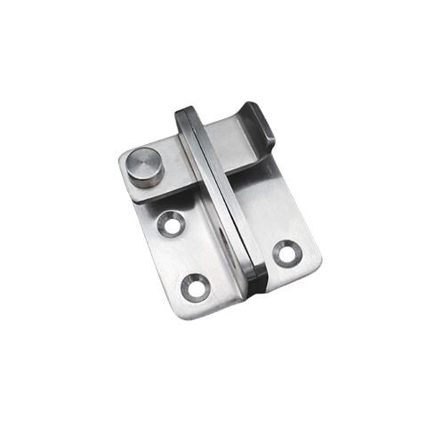 Serratura Di Sicurezza Per Porta Di Sicurezza Con Chiavistello Per Porta In Acciaio Inossidabile Con Foro Per Lucchetto, Set Da 2   Serratura Della Porta Sinistra - Foto 1