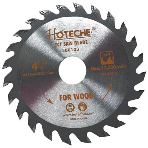 Disco 115 Mm Per Smerigliatrice Lama Taglio 24 Denti Taglia Legno - Foto 1