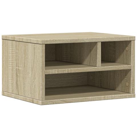 Supporto Stampante Rovere Sonoma 40x32x22,5cm Legno Multistrato - Foto 2