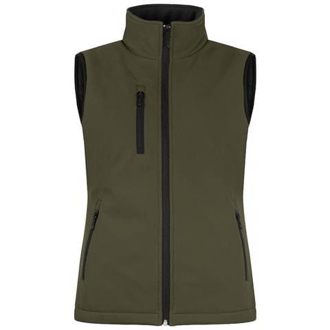 Padded Softshell Vest Ladies Verde Bamboo Xs - Foto 1
