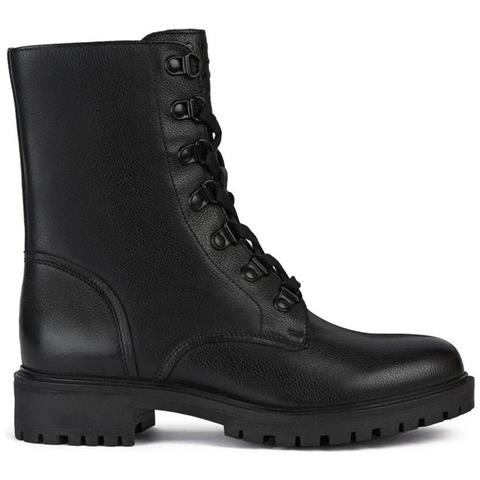 Hoara Booties Stivaletti Pelle Di Mucca Scarpe Donna Nero Eu 37, D04ftg 00085 C9999 - Foto 1