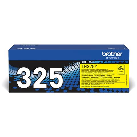 TN-325Y cartuccia toner 1 pz Originale Giallo - Foto 1