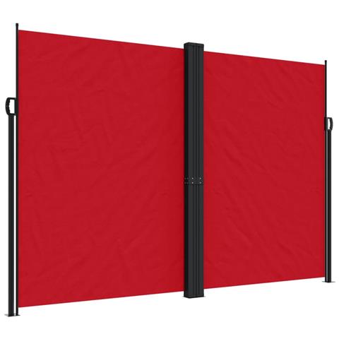 Tenda Da Sole Laterale Retrattile Rossa 220x1000 Cm - Foto 2