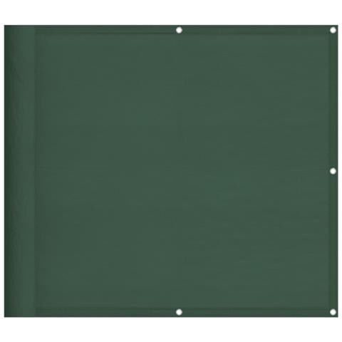 Paravento Balcone Verde Scuro 90x700 Cm 100% Poliestere Oxford - Foto 2