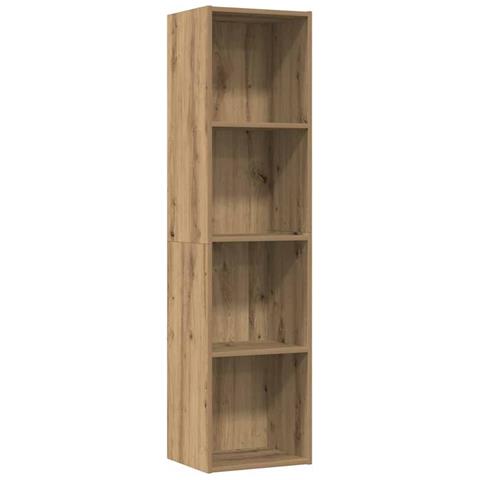 Libreria/mobile Tv Rovere Artigianale 36x30x143 Cm Truciolato - Foto 2