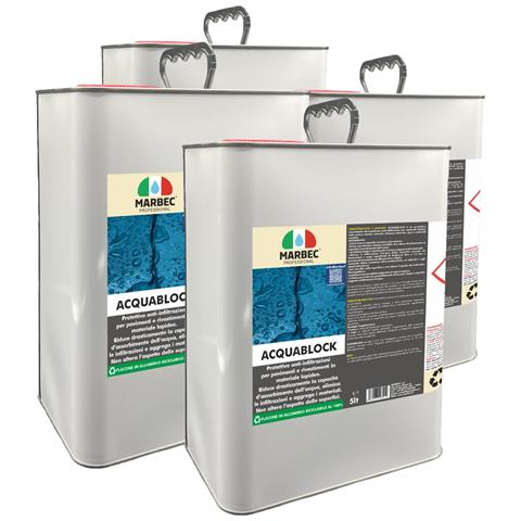 Acquablock 5ltx4pz - Protettivo Consolidante Anti Infiltrazioni - Foto 1