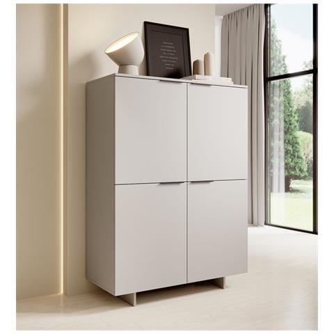 Cassettiera 4D ALMA 100x41,5xH145 cashmere - Foto 2